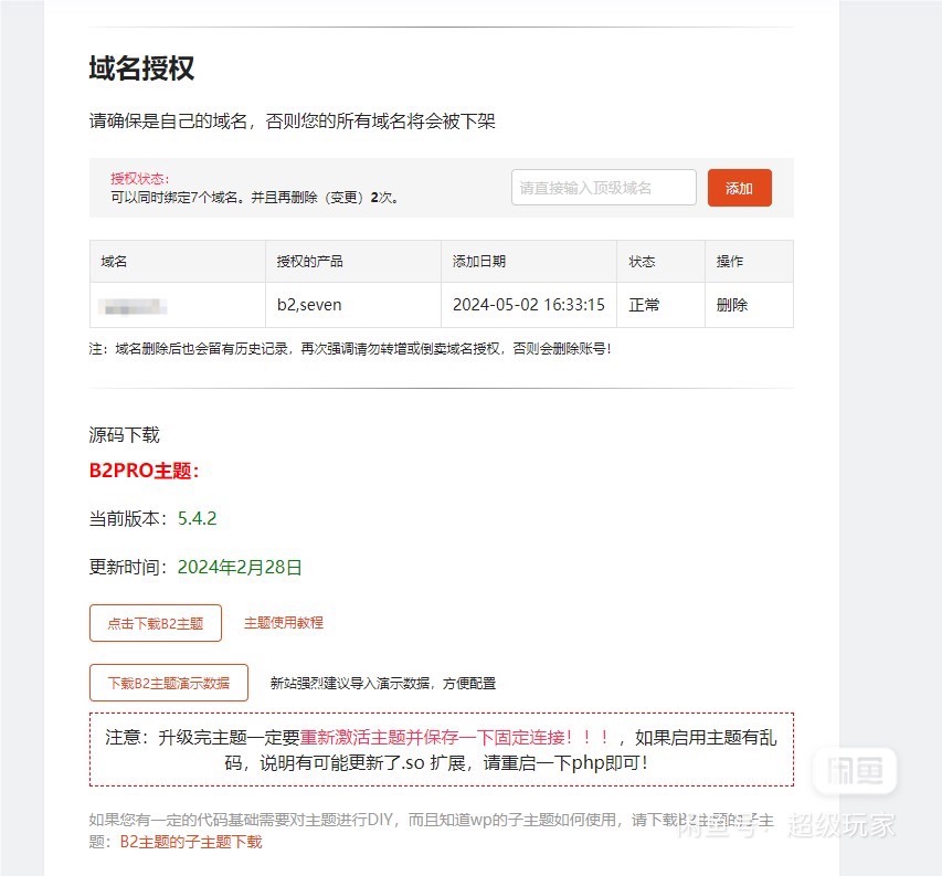 闲置wordpress主题授权，直接过户 域名,闲置,wordpress,b2,ranking