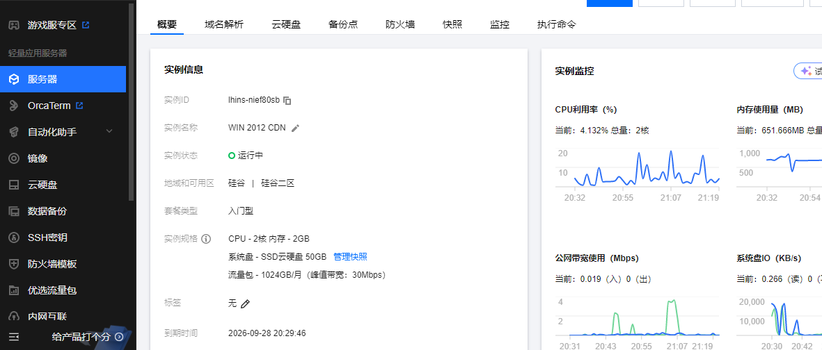 腾讯云搞起来，99一年，可以用两年，还有两天活动就到期了 