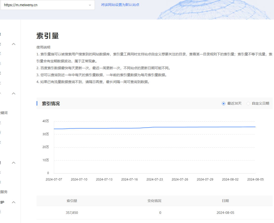 移动端收录真猛 75176,代码,收录,静态,权重