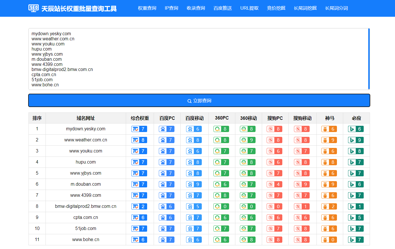 全网独一无二的站长流量词库、权重批量查询工具 站长流量变现,流量站seo